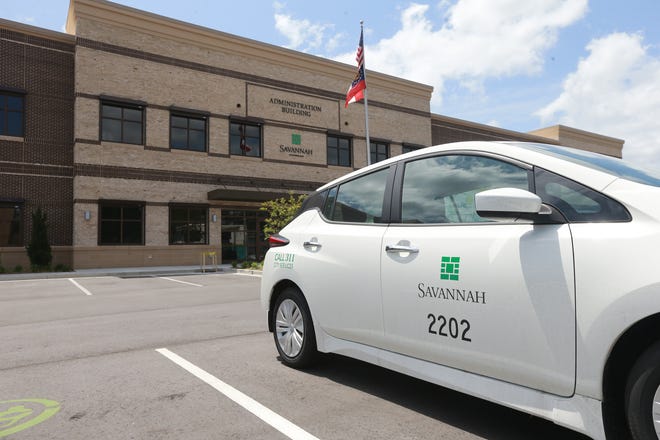 The new Floyd Adams, Jr City Services Complex on Interchange Drive.