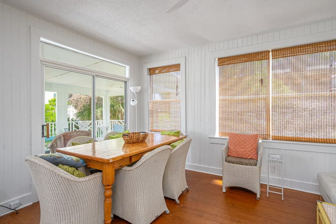 Experience the timeless allure of Tybee Island at 4 18th Terrace. Located on a double lot, this charming cottage, steeped in history since 1938 and modernized in 1995. Listed by Taavo Roos, Seabolt Real Estate.