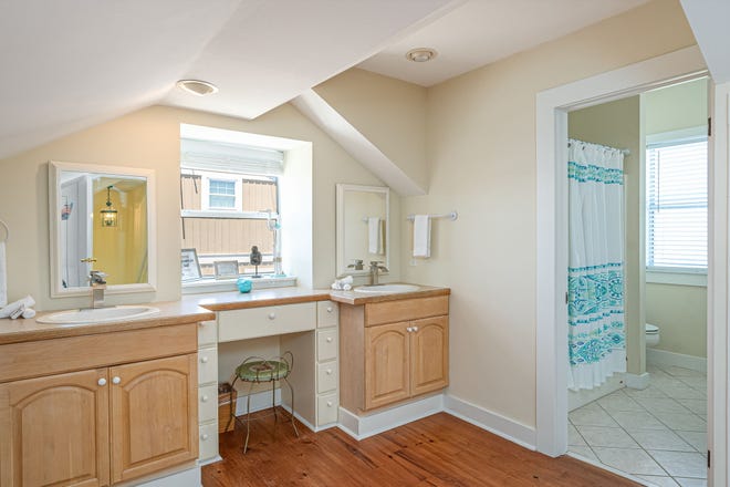 Experience the timeless allure of Tybee Island at 4 18th Terrace. Located on a double lot, this charming cottage, steeped in history since 1938 and modernized in 1995. Listed by Taavo Roos, Seabolt Real Estate.