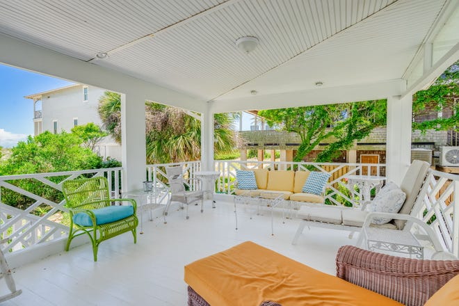 Experience the timeless allure of Tybee Island at 4 18th Terrace. Located on a double lot, this charming cottage, steeped in history since 1938 and modernized in 1995. Listed by Taavo Roos, Seabolt Real Estate.